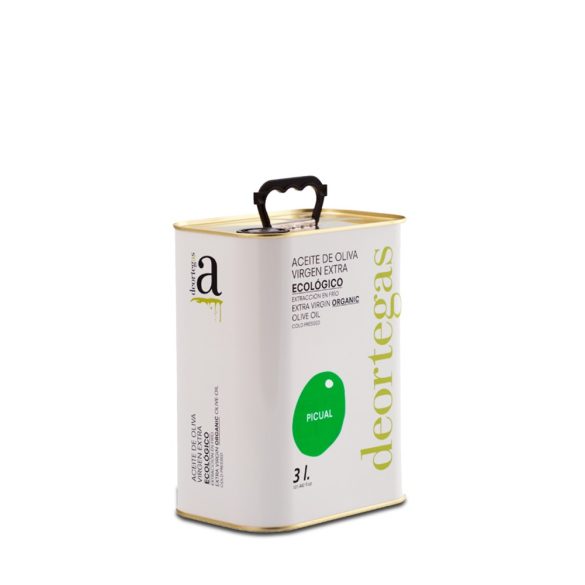 Bio Olivenöl extra virgin, PICUAL - deortegas - 3 l