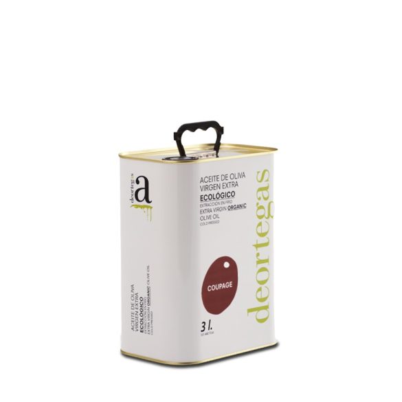 Bio Olivenöl extra virgin, COUPAGE - deortegas - 3 l