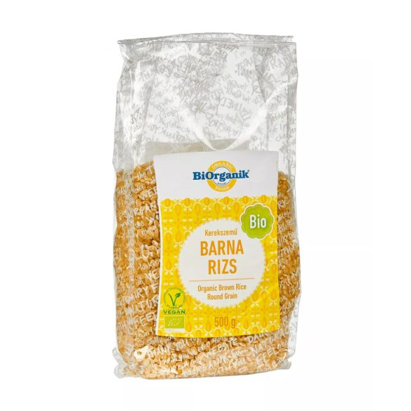 BIO barnarizs - kerekszemű (Biorganik) 500 g