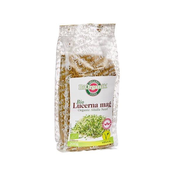 Organic lucerne seed, (alfalfa) 200g - BiOrganik