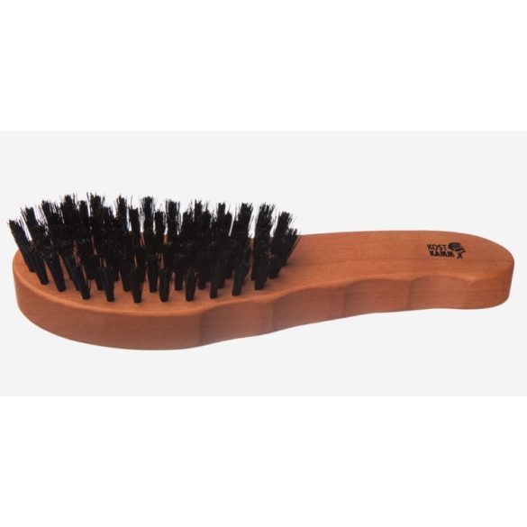 Haarpflege-Bürste, stark, Griff aus Birnbaumholz