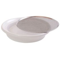 Eschenfelder Kressesieb, Keramik weiß, 16 cmø