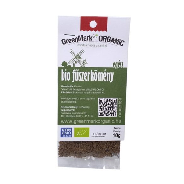 BIO fűszerkömény - egész (Greenmark) 10g