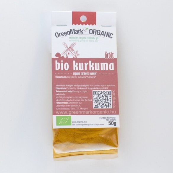 Bio Kurkuma, őrölt (Greenmark) 50 g