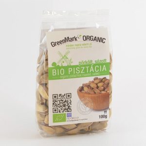 Organic pistachios - roasted, salted (Greenmark) 100g