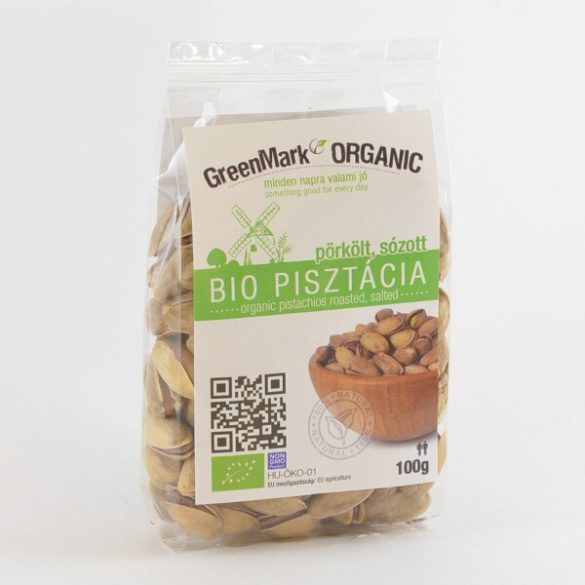 Bio Pisztácia, pörkölt, sózott (Greenmark) 100g