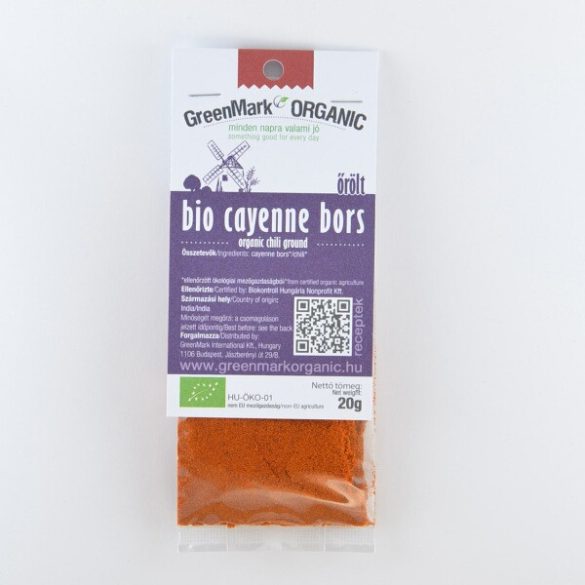 Bio Cayenne Pfeffer, gemahlen (Greenmark) 20 g