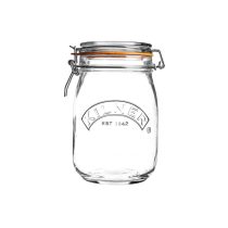 Kilner Einkochglas mit Bügelverschluss 1L, rund