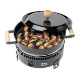 Stöckli Chestnut oven with crêpe- and grill plate