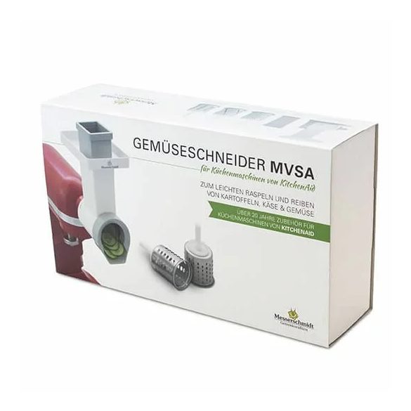 Messerschmidt Rohkost-Vorsatz mit 3 Trommeln - Metall