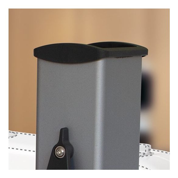 Messerschmidt Rohkost-Vorsatz mit 3 Trommeln - Metall