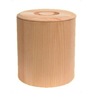 Holzbehälter mit Deckel aus Lindenholz - 1 l