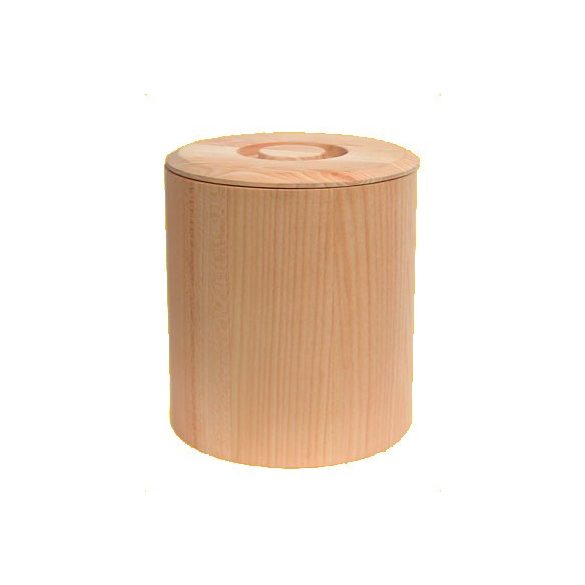 Holzbehälter mit Deckel aus Lindenholz - 1 l