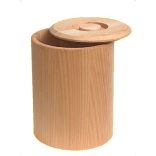 Holzbehälter mit Deckel aus Lindenholz - 1 l