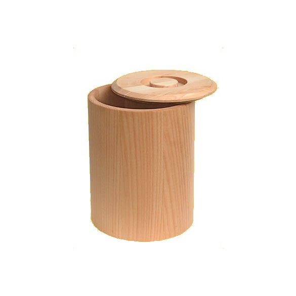 Lime wood container with lid - 1 l