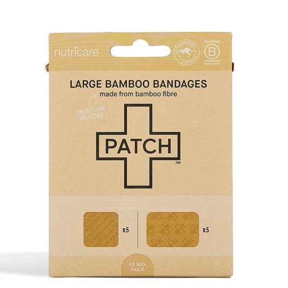 Patches band-aid - natural - large sizes - 10 pieces