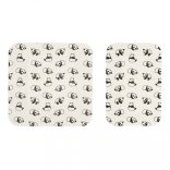 Patch Pflaster - mit Pandamotiv - Großformatig - 10 Stück