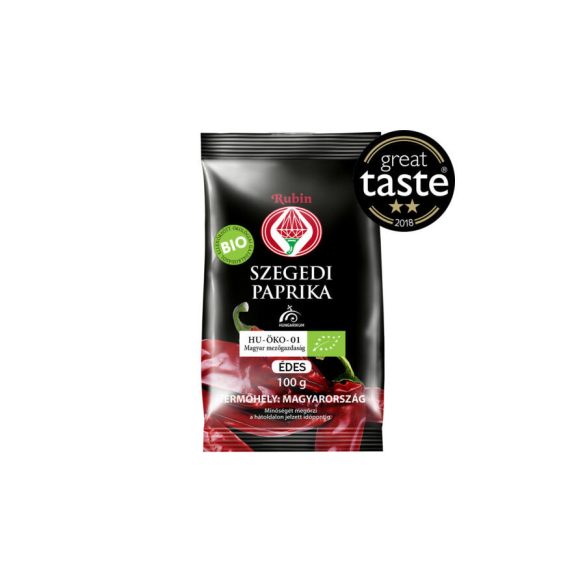 Organic paprikapowder - sweet (from Szeged) 100g