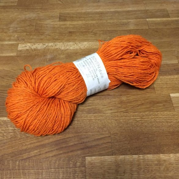Bio-Wolle - gefärbt - orange
